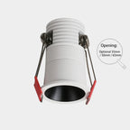 LED Mini Recessed Downlight Spotlight 3W 5W 7W 10W 12W 18W Aluminum AC 85-265V Warm White Natural White Cool White White Black Rose Gold 50000 Hours