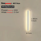 Modern Nordic LED Outdoor Wall Lamp IP65 Metal Acrylic Black Dimmable Remote AC 110-240V
