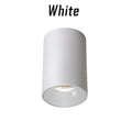 Dimmable COB LED Cylinder Ceiling Downlight 5W 7W 12W 15W 18W 20W 24W Die Cast Aluminum CRI 92 15 30 or 45 Degree Knob Switch AC 85-265V