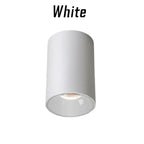 Dimmable COB LED Cylinder Ceiling Downlight 5W 7W 12W 15W 18W 20W 24W Die Cast Aluminum CRI 92 15 30 or 45 Degree Knob Switch AC 85-265V