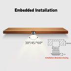 1W DC 12V Mini LED Spotlight 100lm 30° 45° 60° IP42 Warm Natural Cool White Cabinet 1-10 Pack