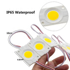 COB LED Module 12V IP65 Waterproof 2.4W Epistar Sign Backlight 10 Pack Multi-Color
