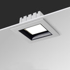 Dimmable Square LED Panel Downlight 9W 12W 18W 24W 36W Epistar 180° 100lm/W AC 110-240V