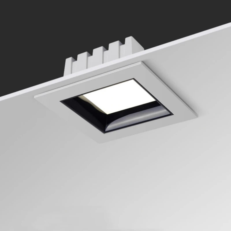 Dimmable Square LED Panel Downlight 9W 12W 18W 24W 36W Epistar 180° 100lm/W AC 110-240V