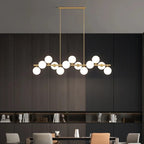 Modern Multi-Head Ironware Acrylic Pendant Chandelier 7-19 Heads 45-95W AC 90-265V