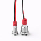 Metal LED Indicator Pilot Light Copper IP66 Waterproof 6mm 8mm 10mm 12mm Panel Mount AC DC 3-220V Red Yellow Blue Green White