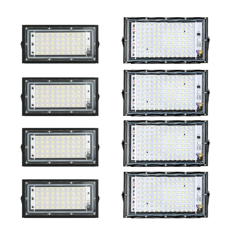 LED Flood Light 50W 100W SMD2835 CRI 85+ 180° IP65 AC 110-240V Warm Cool White