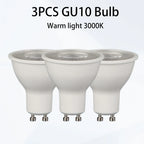 GU10 LED Track Spotlight Surface-Mounted Ceiling Lamp AC 90-260V 10-15m² Kitchen Dining