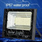 30W Solar LED Flood Light IP67 Remote Control 1000mAh Adjustable Angle Outdoor Street Villa