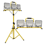 Portable LED Tripod Work Light IP66 Telescopic Collapsible Aluminum Alloy AC 85-265V Camping