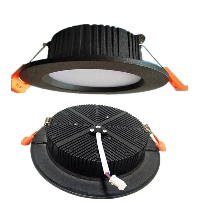 Ultra-Thin LED Recessed Downlight 3W-30W 120° CRI 85+ 95-110lm/W AC 85-265V 3-Color