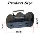 30W RGBW LED Airship Stage Light 192 LEDs + Dual Laser DMX512 Sound Auto AC 90-240V