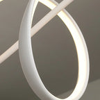 Modern Minimalist Dimmable LED Pendant Light 30W 35W Iron Acrylic White Black AC 90-265V