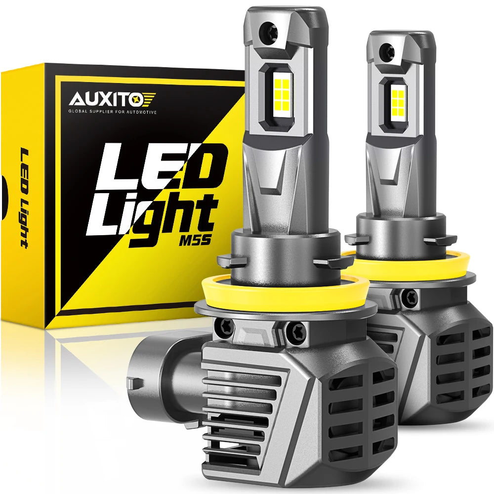 H8 H9 H11 H16 9005 HB3 9012 HIR2 LED Headlight 22000lm 120W Canbus 6500K DC 9-30V 2-Pack