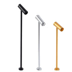LED Showcase Spotlight 3W/LED 25° Rotatable AC 85-265V Warm Neutral Cool White Silver Black Gold