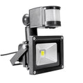 IP55 PIR Motion Sensor LED Flood Light 10W DC 12V 800lm 120 Degree CRI 80 Aluminum Warm White Cool White Adjustable Sensitivity Timer