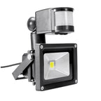 IP55 PIR Motion Sensor LED Flood Light 10W DC 12V 800lm 120 Degree CRI 80 Aluminum Warm White Cool White Adjustable Sensitivity Timer