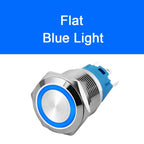 IP65 LED Metal Push Button Switch 12mm 16mm 19mm 22mm 1-3A Momentary Latching 3-220V 5 Colors