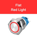 IP65 Waterproof Metal Push Button Switch 12mm 16mm 19mm 22mm 1 to 3A LED Brass Nickel Chrome Momentary or Latching 3V to 220V NO NC