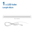 25W T8 LED Tube 50cm SMD2835 120° CRI 80+ AC 85-265V Warm Neutral Cool White Aluminum