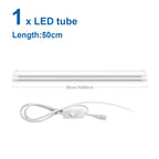 25W T8 LED Tube 50cm SMD2835 120° CRI 80+ AC 85-265V Warm Neutral Cool White Aluminum