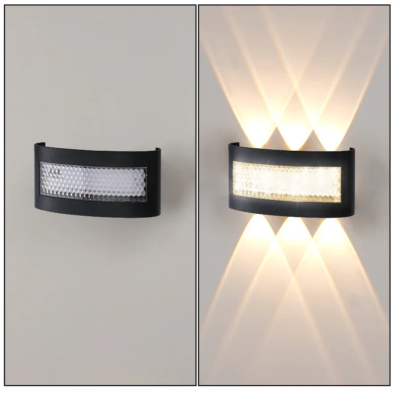 LED Wall Light 7W 9W 11W ABS Moisture Resistant Warm White or Dual Color AC 85-265V Indoor Outdoor Corridor Staircase Living Room