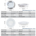 Mini Ultra-Thin DC12V LED Downlight 3W 5W 7W D68mm IP65 SMD2835 CRI80+ Warm Neutral Cool