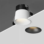 Mini Curved Dimmable COB LED Recessed Downlight 5W 7W 10W 12W 15W 18W CRI 90+ 85-265V