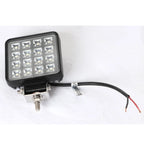 16W LED Work Light 9-32V DC 1350lm OSRAM Flood Beam ECE R10 3.5" Aluminum 3000-6000K