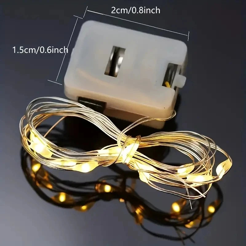 Battery Operated LED Fairy String Lights Waterproof Pack