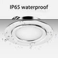 Ultra-Thin DC 12V 24V LED Recessed Spotlight 3W IP65 Waterproof 304 Stainless Steel 55mm