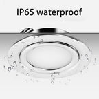 Ultra-Thin DC 12V 24V LED Recessed Spotlight 3W IP65 Waterproof 304 Stainless Steel 55mm