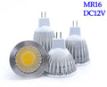 10-Pack COB LED Spotlight 5W 7W 9W GU10 MR16 E27 E14 CRI 85+ 90lm/W 60° AC 85-265V 3-Color