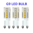 G9 LED Corn Bulb 5W 400lm CRI 90+ 360° AC 110-240V Warm Neutral Cool White Flicker-Free