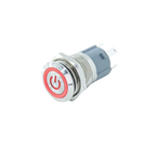 Metal Push Button Switch 12 16 19 22mm IP65 Self-Reset Self-Lock LED 3-220V NO NC CCC