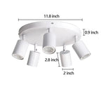 GU10 Surface Mounted LED Ceiling Spotlight 7W 12W Clothing Store Accent Lamp AC 90-260V
