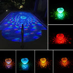 IP66 LED Floating Fish Pool Light 4 Colors 5 Modes SMD 2835 ABS Battery Powered Waterproof Hot Tub Pond Party Decor 12.3cm