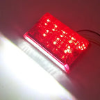 20-LED Truck Side Marker Turn Signal Light 8W DC 24V 65x102mm 4-Wire Universal