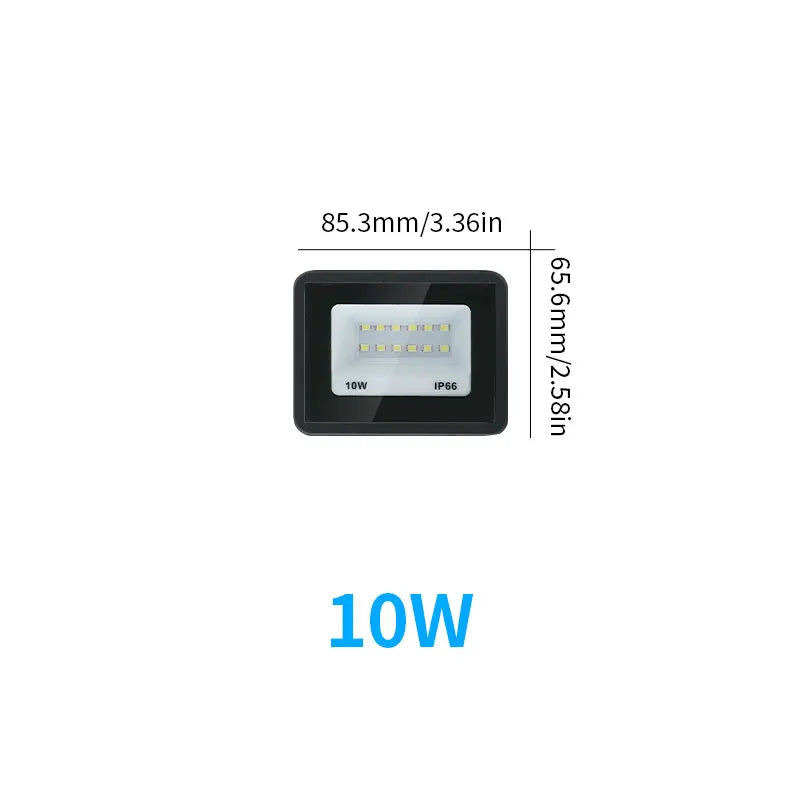 LED Flood Light 10W 20W 30W 50W 100W 150W 200W 300W IP66 120° AC 110-130V 175-265V UL CE