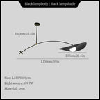 Modern Minimalist G9 Chandelier Iron Frosted Glass Up Down Touch Switch AC 90-260V