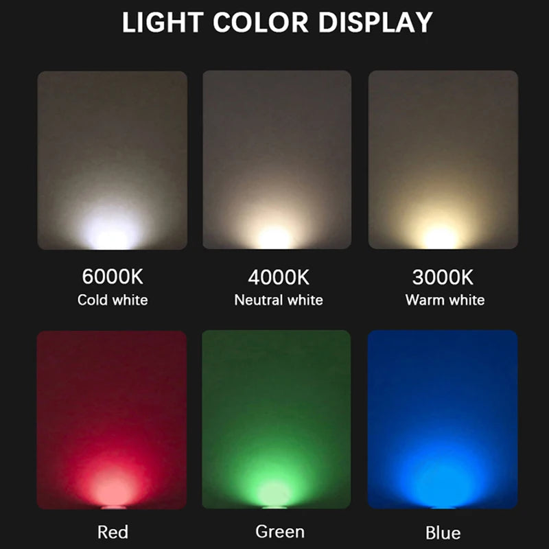 LED Underground Ground Light 1W 3W 5W COB IP67 AC 85-265V DC 12V 10 Pack 25cm Cable