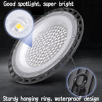 UFO LED High Bay Light 100W 150W 200W 300W SMD2835 IP65 6000-6500K AC 85-265V Warehouse