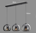 Modern Glass Ironware LED Pendant Chandelier 1 3 5 Heads 9-45W 3-Mode AC 90-240V