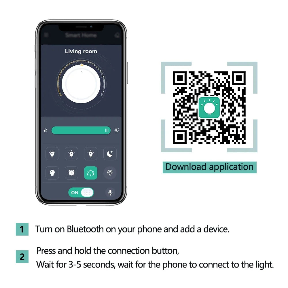 3-CCT LED Driver Controller AC 85-265V Bluetooth App Remote 190mA-1000mA Ceiling Light