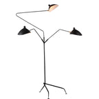 3-Arm Tripod LED Floor Lamp E26 Art Deco Iron Copper Bronze Remote Control Dimmable AC 90-260V Adjustable Spider Standing Lamp Bedroom Living Room