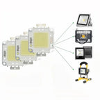 High-Power Integrated LED Chip 10W 20W 30W 50W 100W COB 90-110lm/W Warm Cool White
