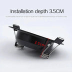 DC 12V IP65 LED Downlight 3W 5W 7W 9W 12W 15W Black Aluminum 3-Color Bathroom Outdoor