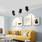 Surface Mounted COB LED Ceiling Spotlight 7W 10W 12W 15W 20W 360 Degree Rotatable Foldable Aluminum AC 85-265V