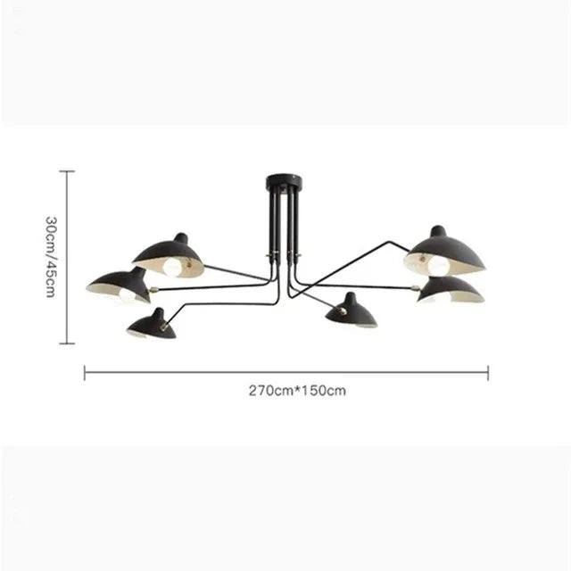 3-Arm Tripod LED Floor Lamp E26 Art Deco Iron Copper Bronze Remote Control Dimmable AC 90-260V Adjustable Spider Standing Lamp Bedroom Living Room