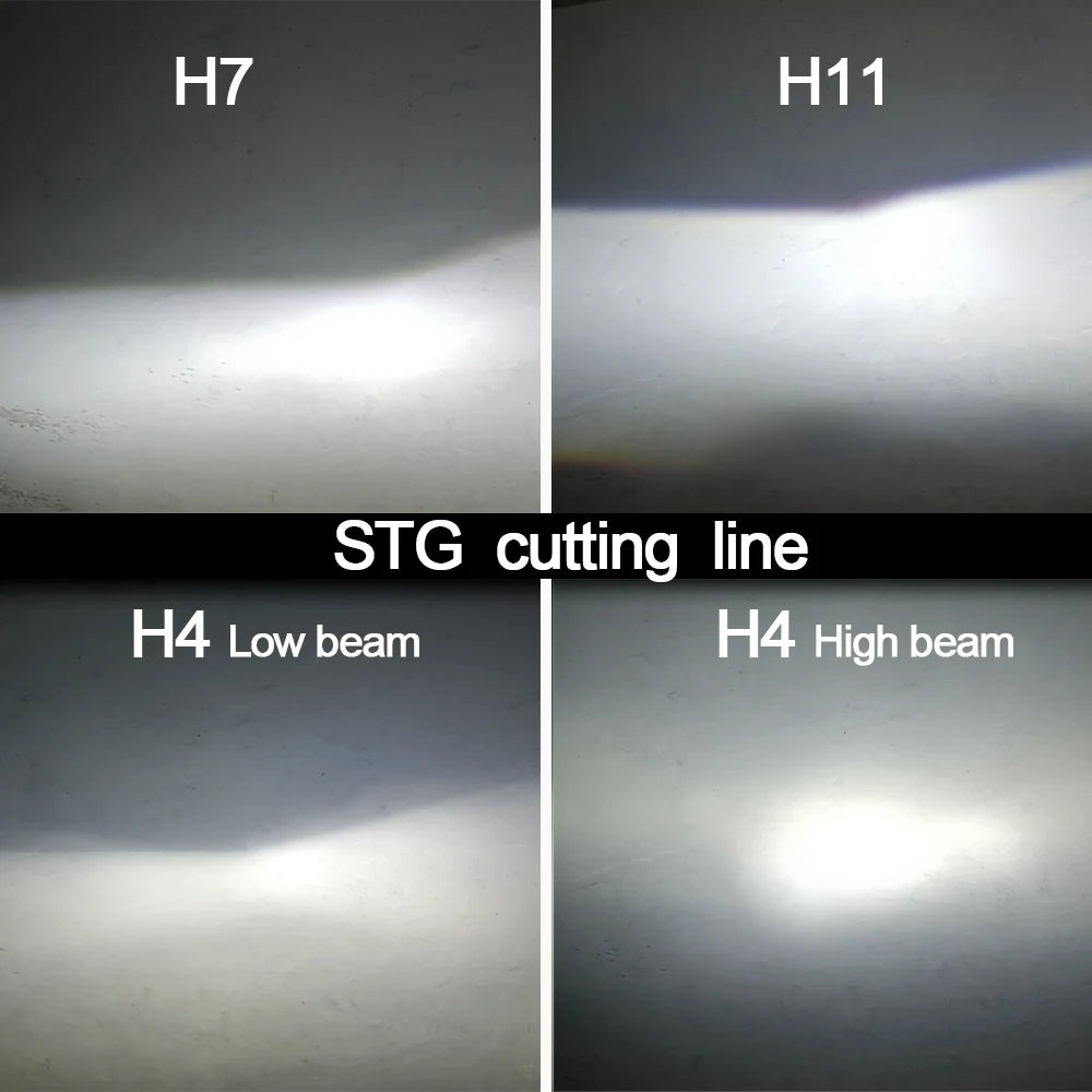 JEXITO E11P H7 H4 H11 HB3 HB4 9005 9006 H1 H3 LED Headlight Bulb 130W Pair 4300K 6000K